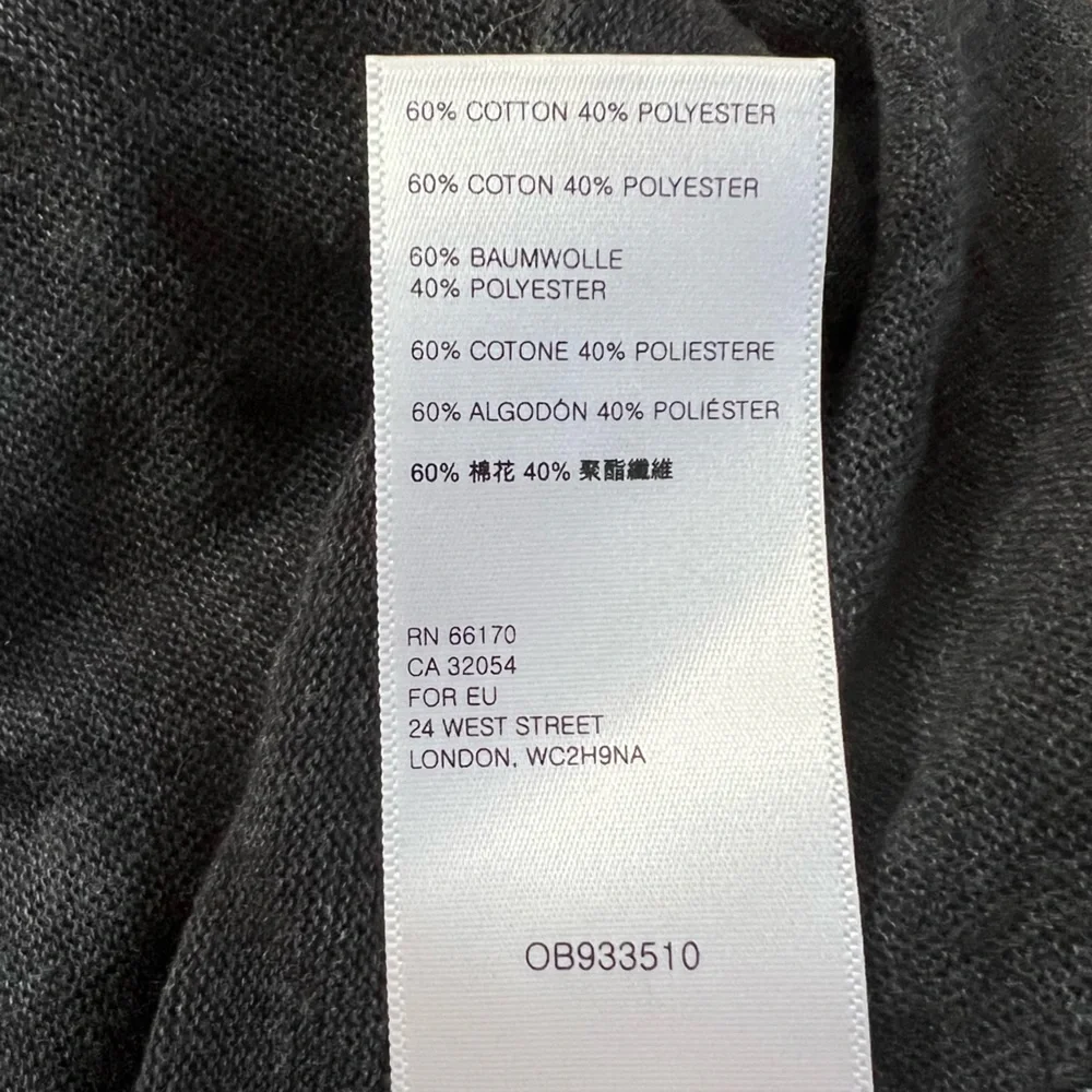 ✌️Psychedelic Groovy Long Sleeve Charcoal/White Tie Dye Free People/We The Free - Picture 15 of 15